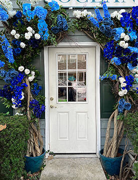 Blue Water Spa entrance door